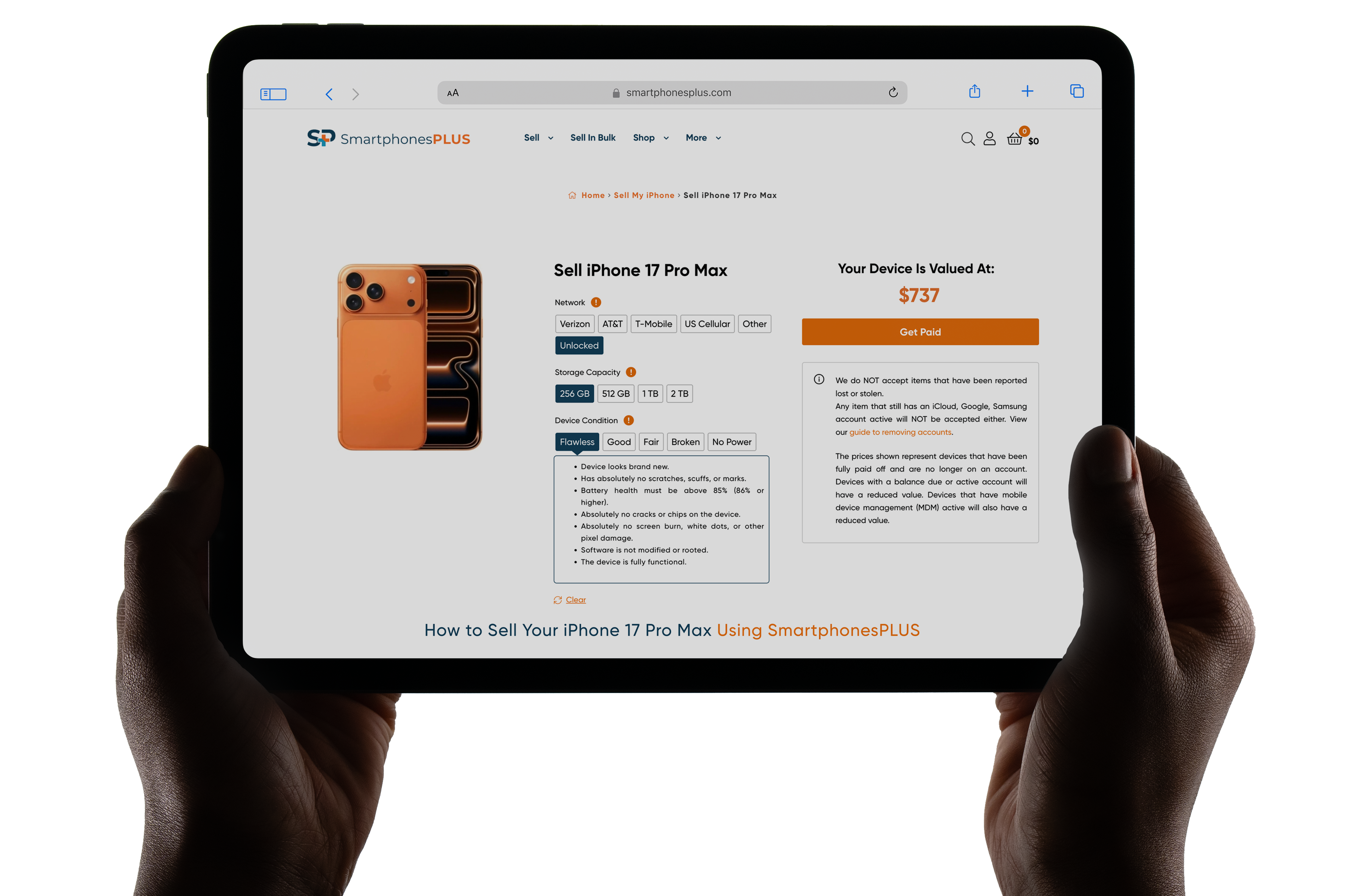 SmartphonesPLUS operations platform showcase